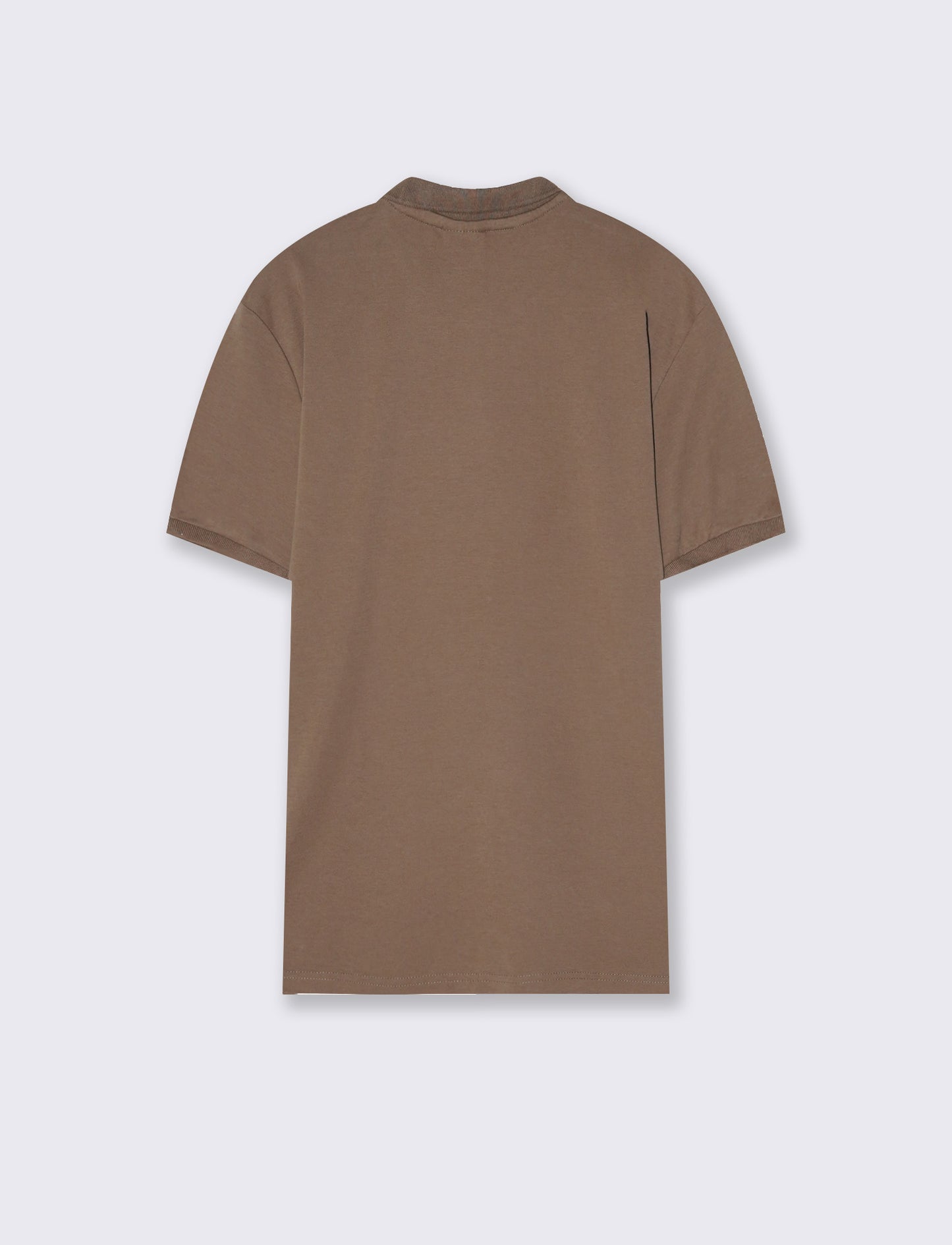 Polo premium in interlock mercerizzato - Grigio fango