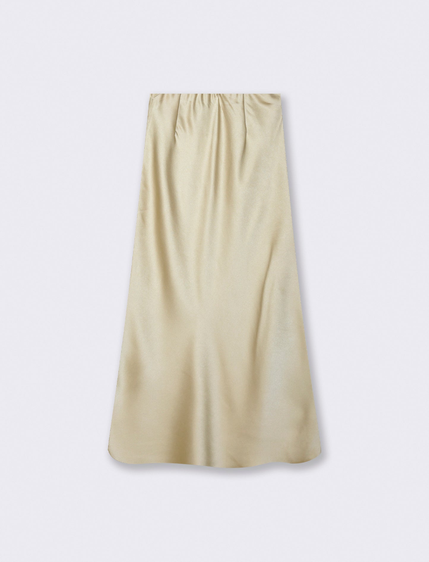 GONNA IN SATIN - Beige champagne