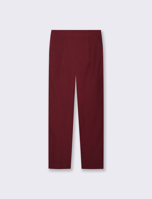 PANTALONE SLIM - Bordeaux