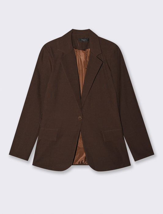 BLAZER MONOPETTO - Moro