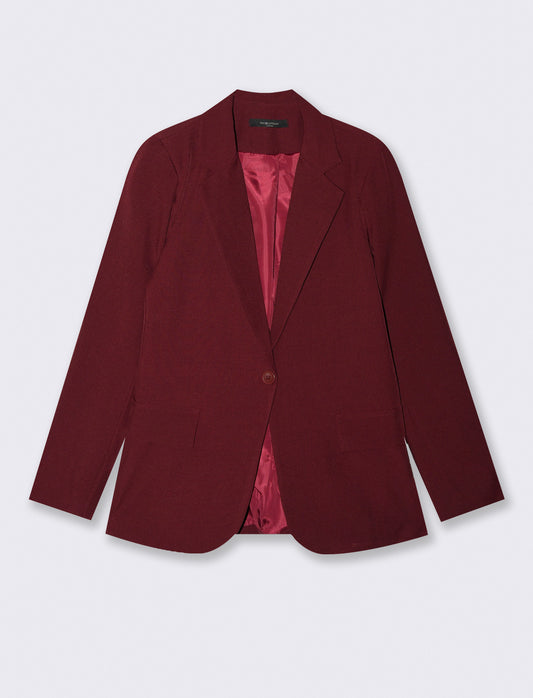 BLAZER MONOPETTO - Bordeaux