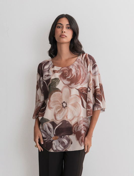 CASACCA STAMPATA - Beige