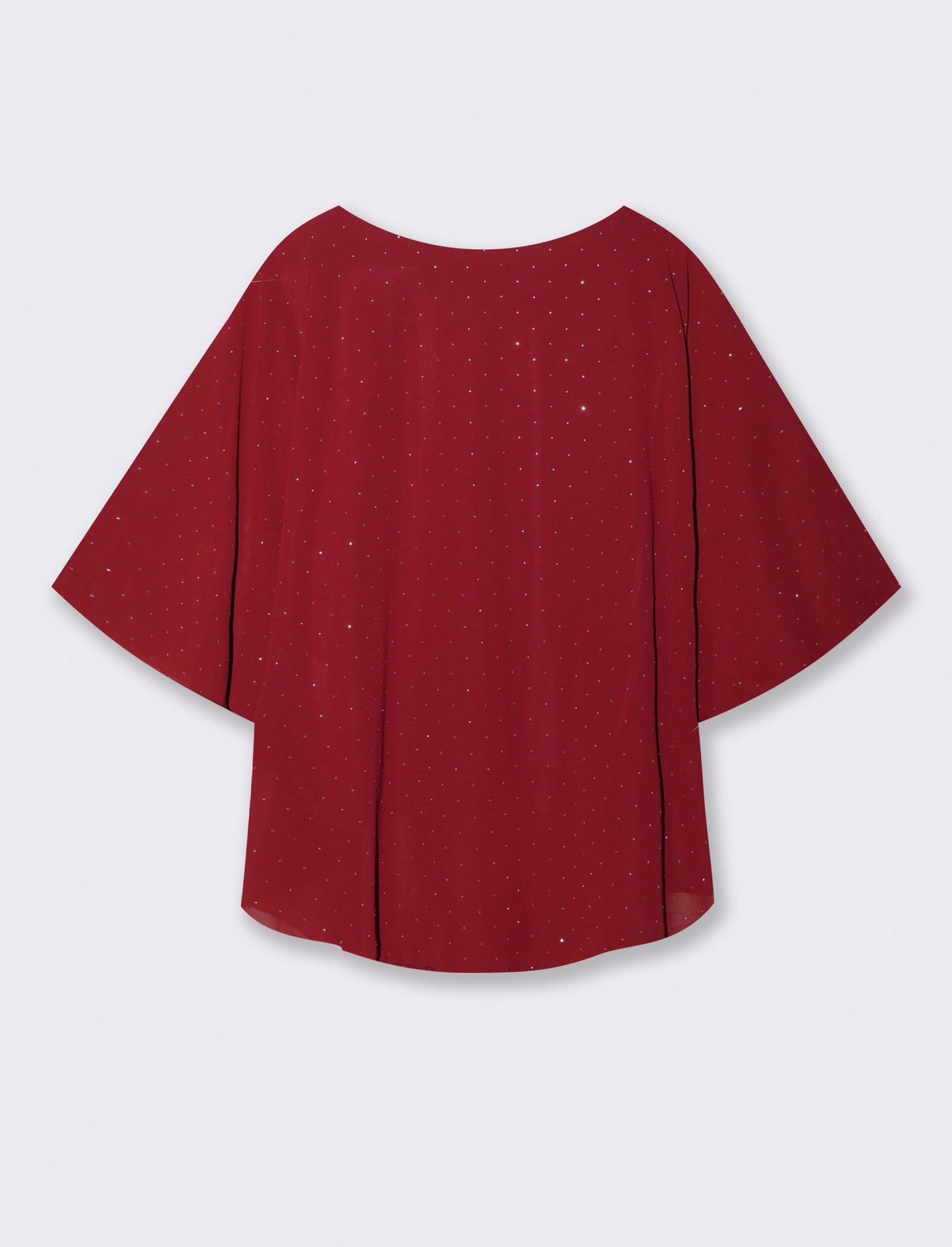 CASACCA OVER CON APPLICAZIONI STRASS - Bordeaux