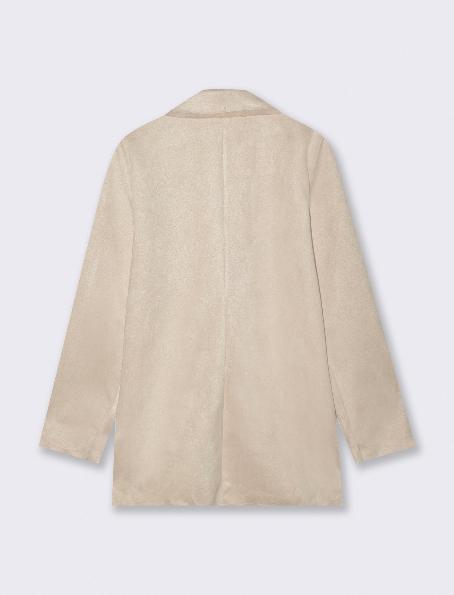 BLAZER IN TESSUTO EFFETTO DAINETTO - Vaniglia