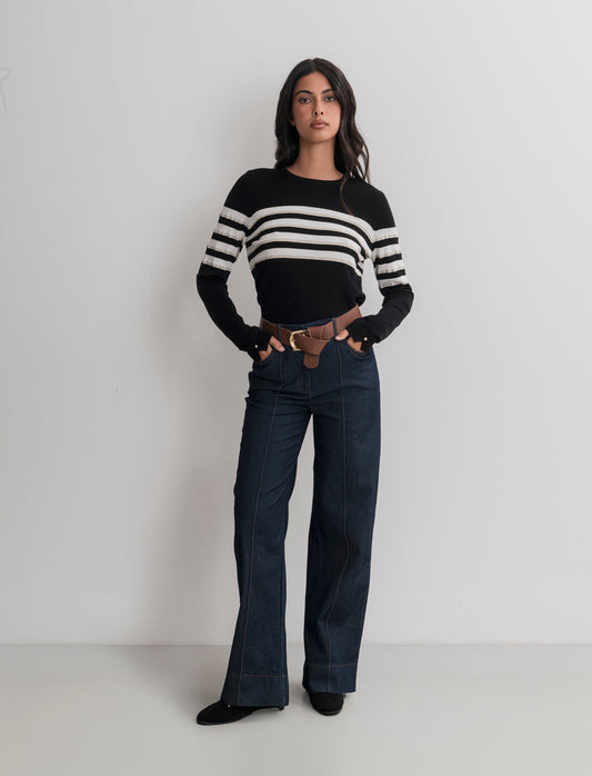 JEANS CON CINTURA - Denim