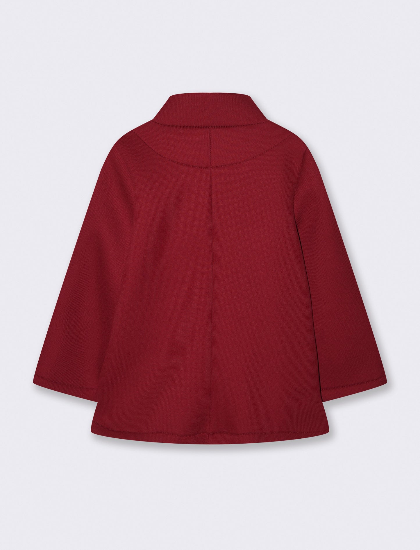 CAPPOTTINO CON MANICHE A CAMPANA - Bordeaux