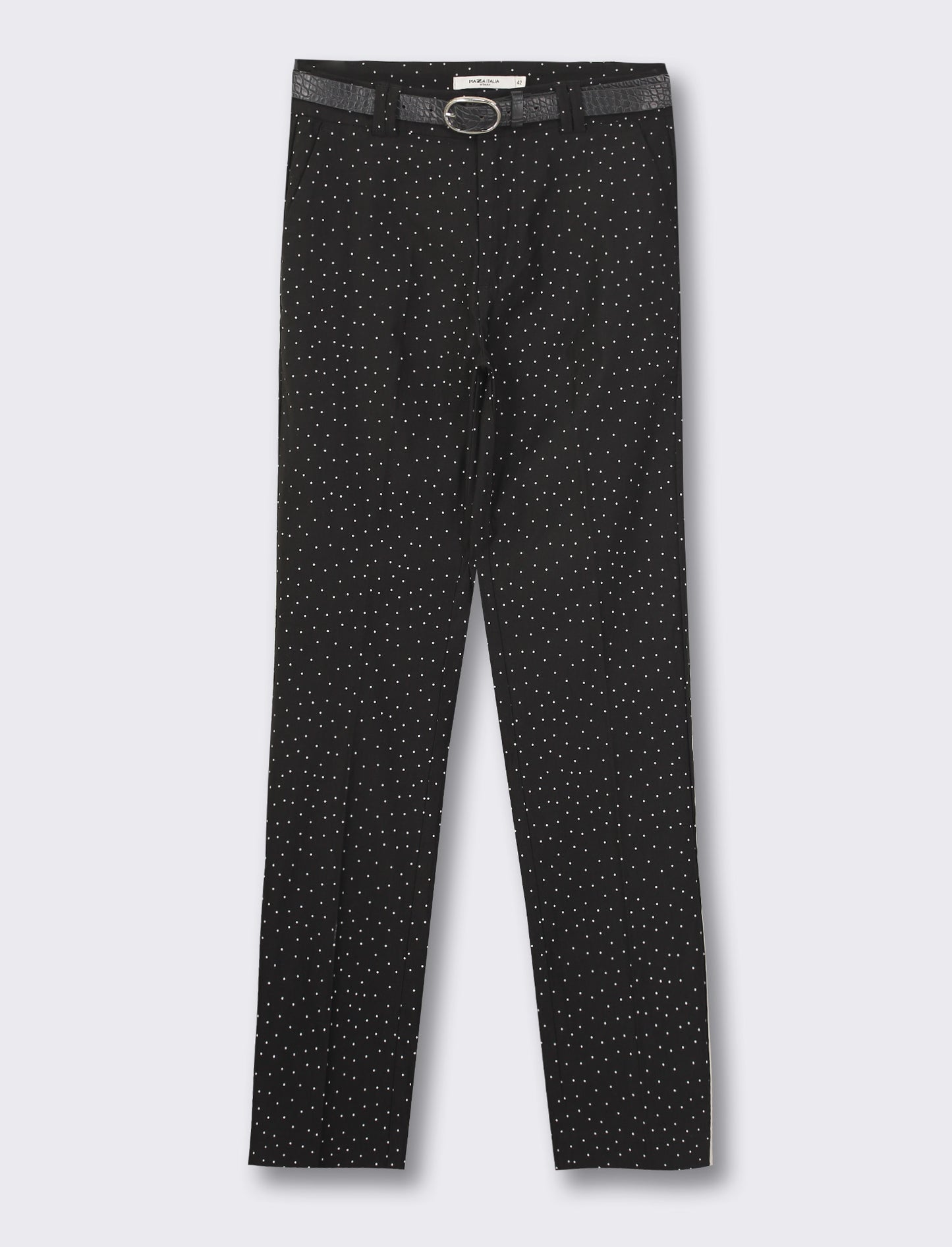 Pantalone slim con cintura da donna - var 2