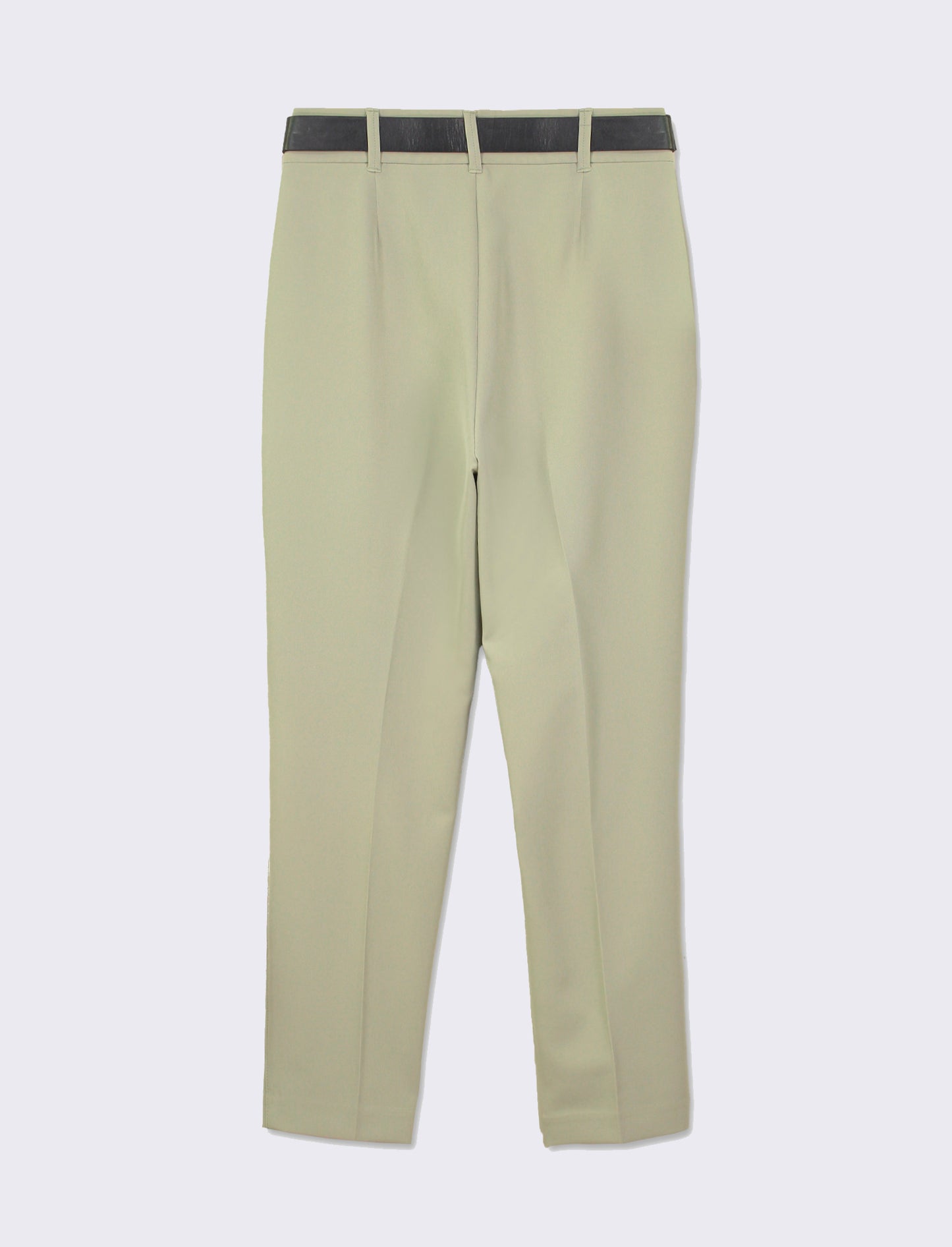 Pantalone classico con cintura - Verde salvia