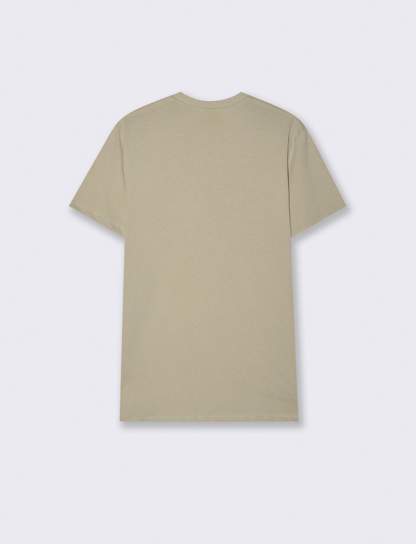 T-shirt girocollo con stampa PUF - Grigio stone