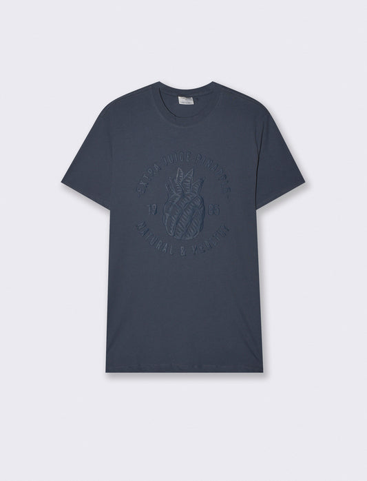 T-shirt girocollo con stampa PUF - Avion