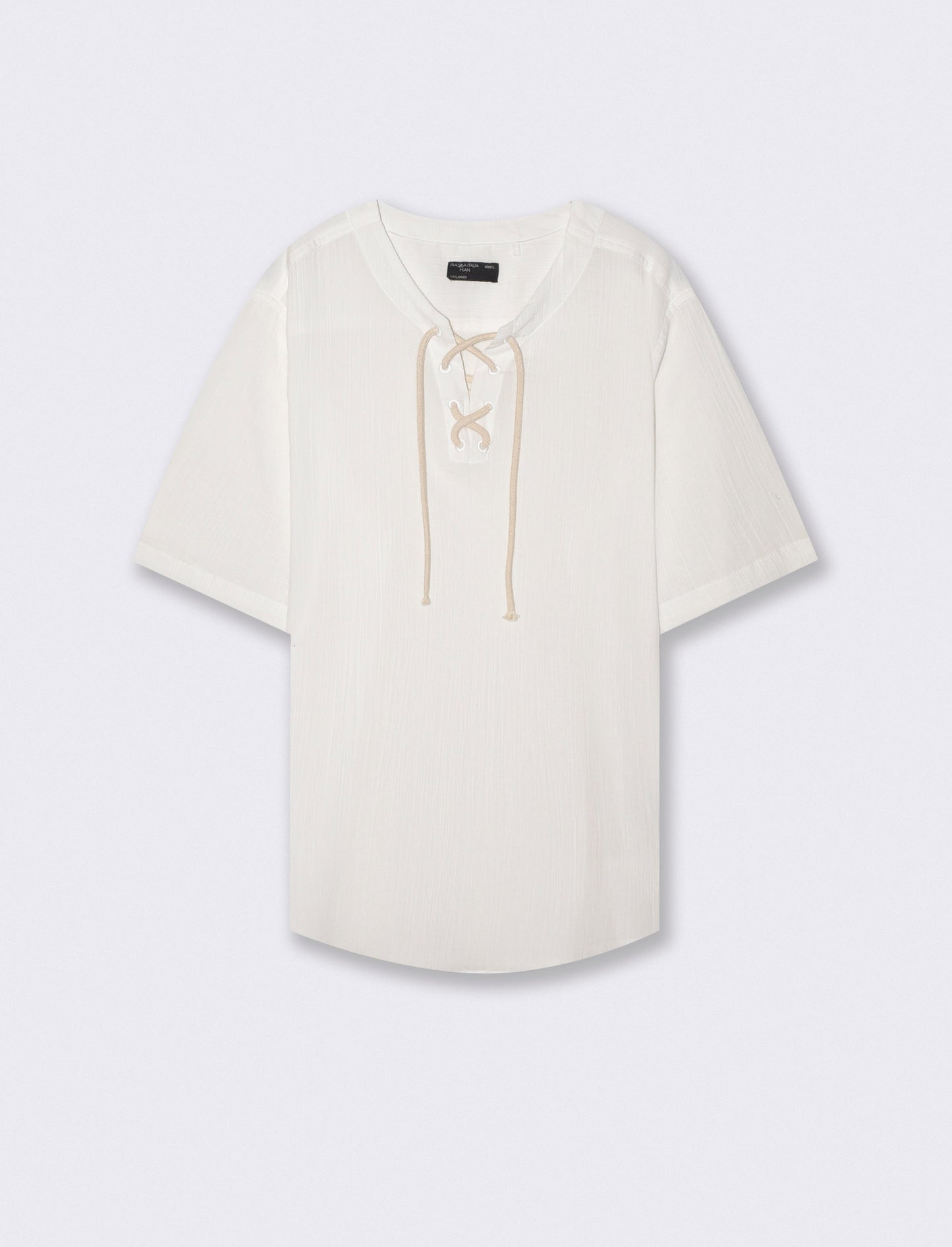 CASACCA  EFFETTO CREPE - Bianco