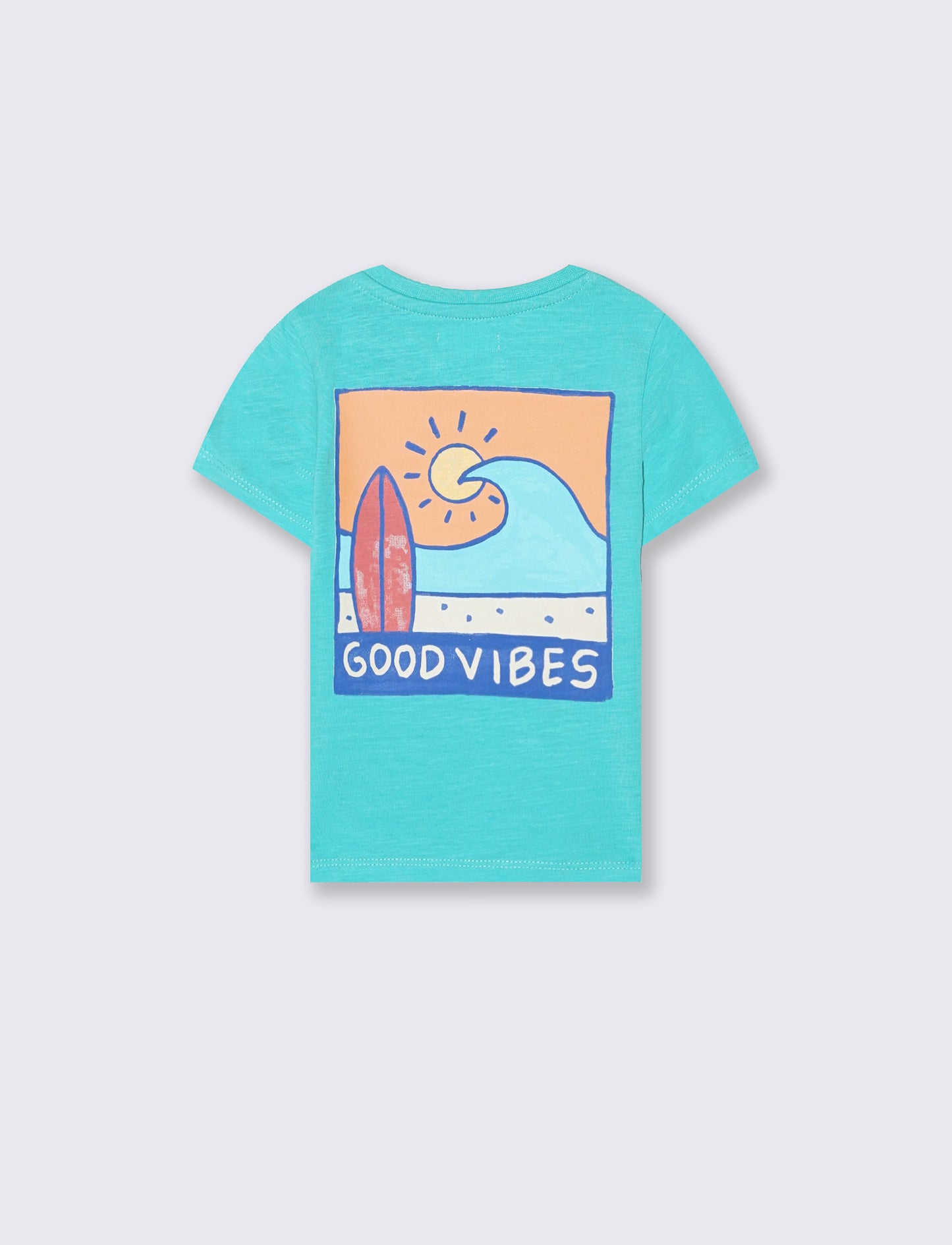 Flame Jersey Crewneck T-Shirt - Green