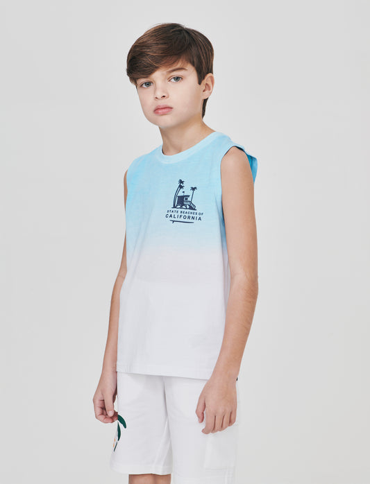 Multicolor soft cotton tank top - Multicolor