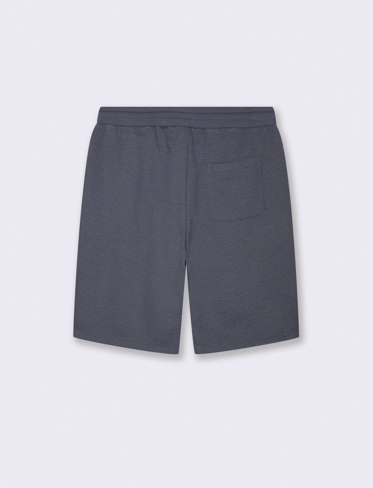 Bermuda Jogger in Tessuto Waffle - Avion