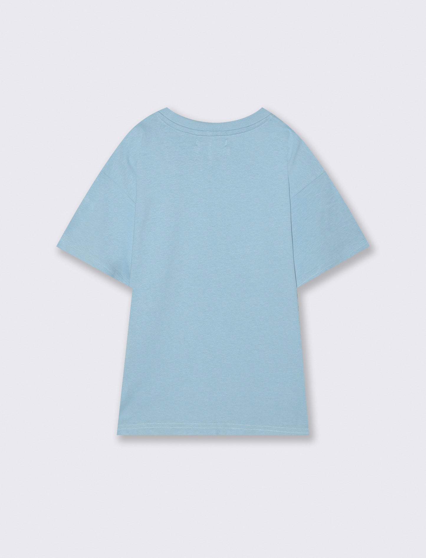T-shirt mezza manica shark attack - Azzurro