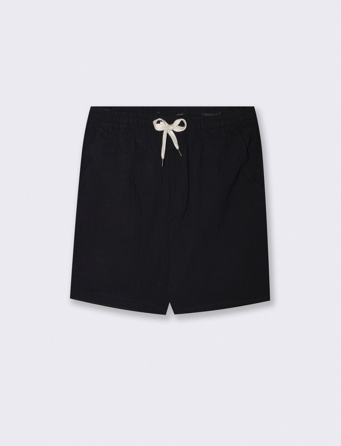 Bermuda Jacquard con Vita Jogger Relaxed - Nero