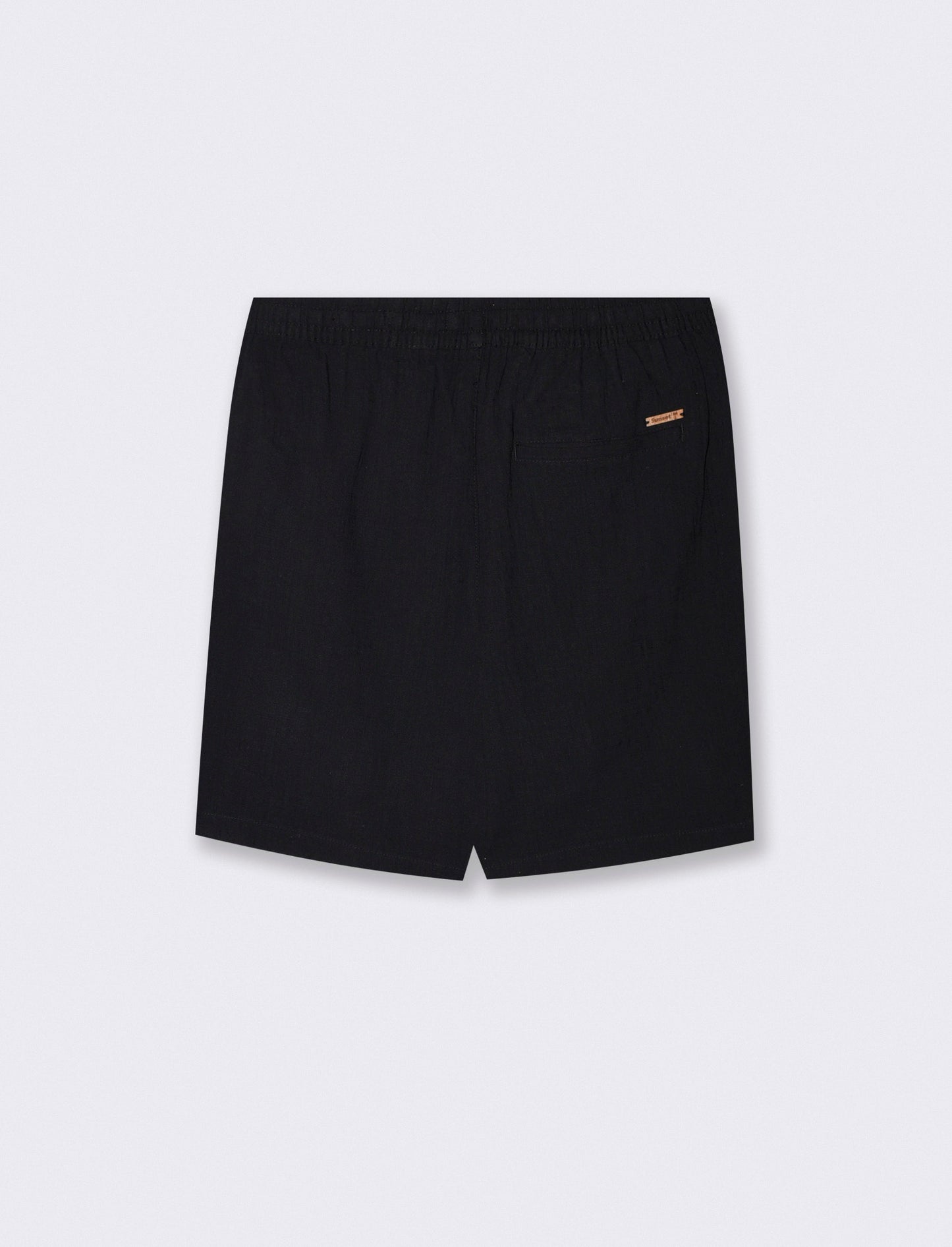 Bermuda Jacquard con Vita Jogger Relaxed - Nero