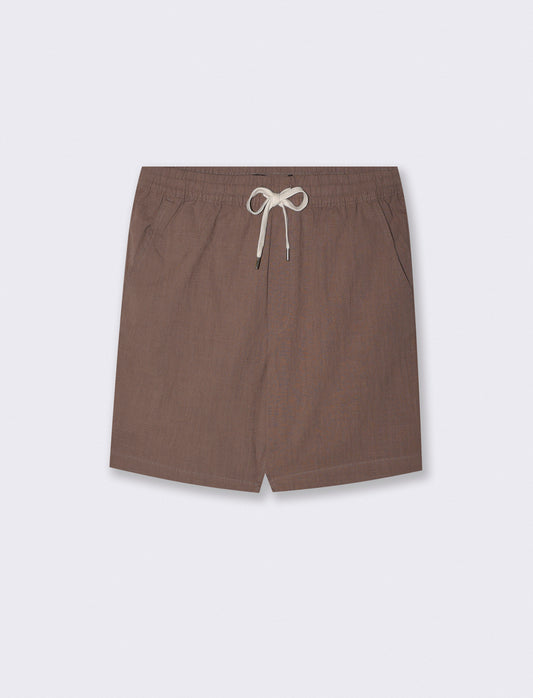 Bermuda Jacquard with Relaxed Jogger Waistband - Grey