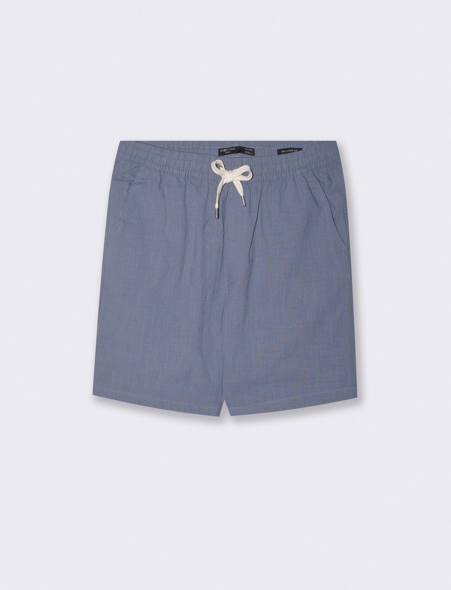 Bermuda Jacquard with Relaxed Jogger Waistband - Sky blue