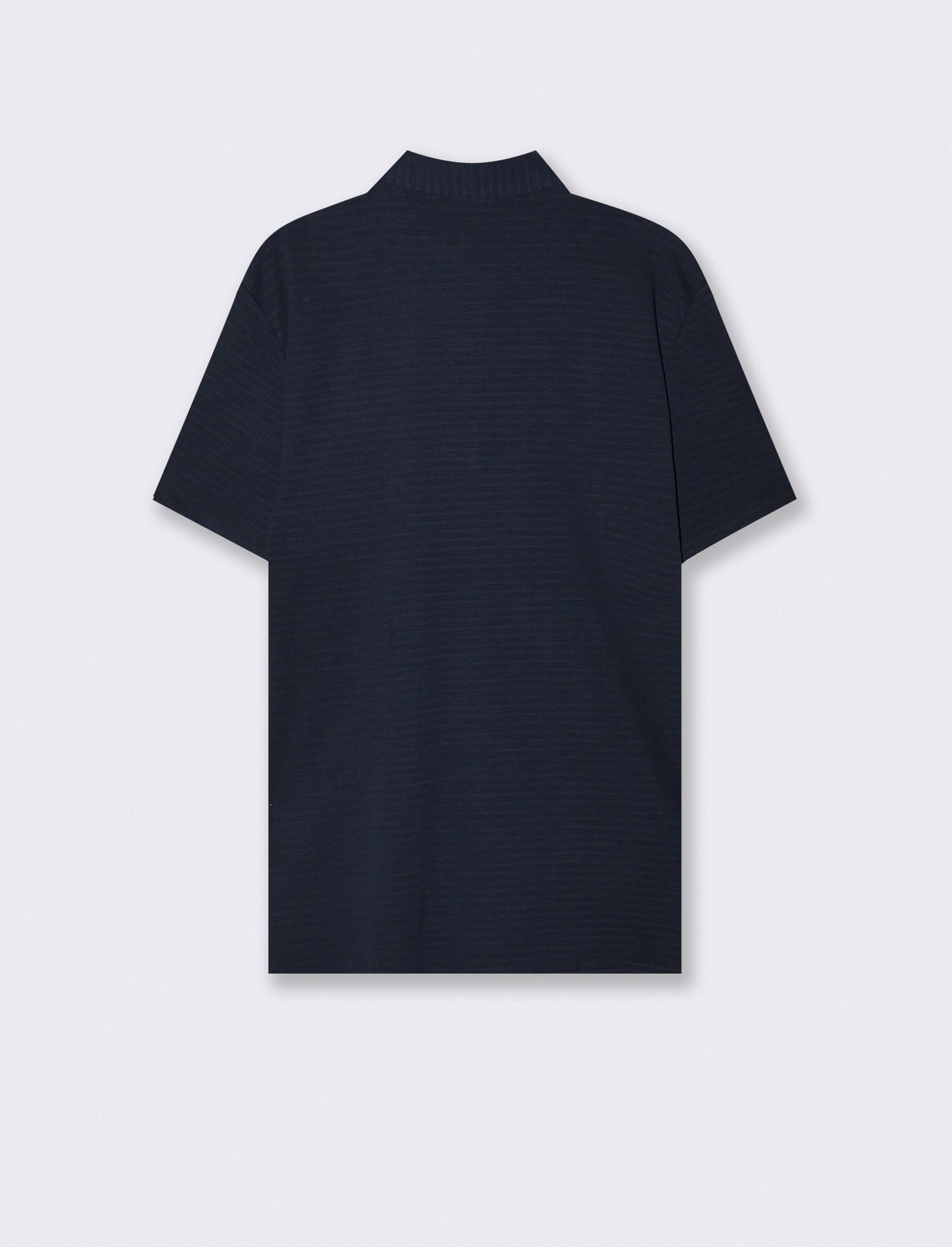 POLO IN TESSUTO JACQUARD - Blu