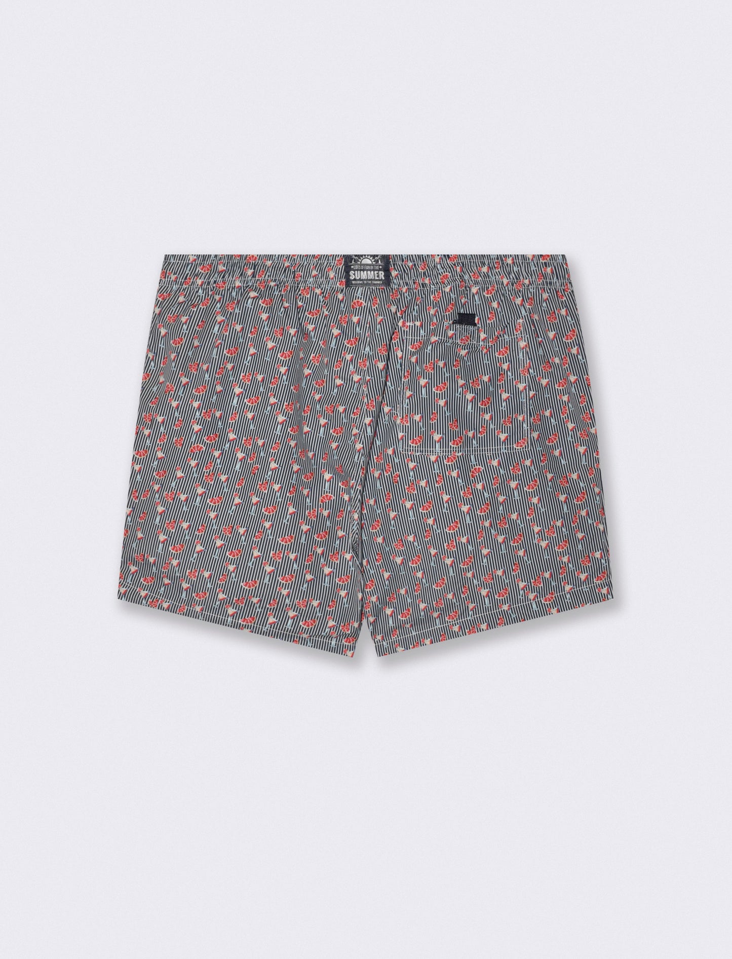 Technical Pattern Swimwear - Blue