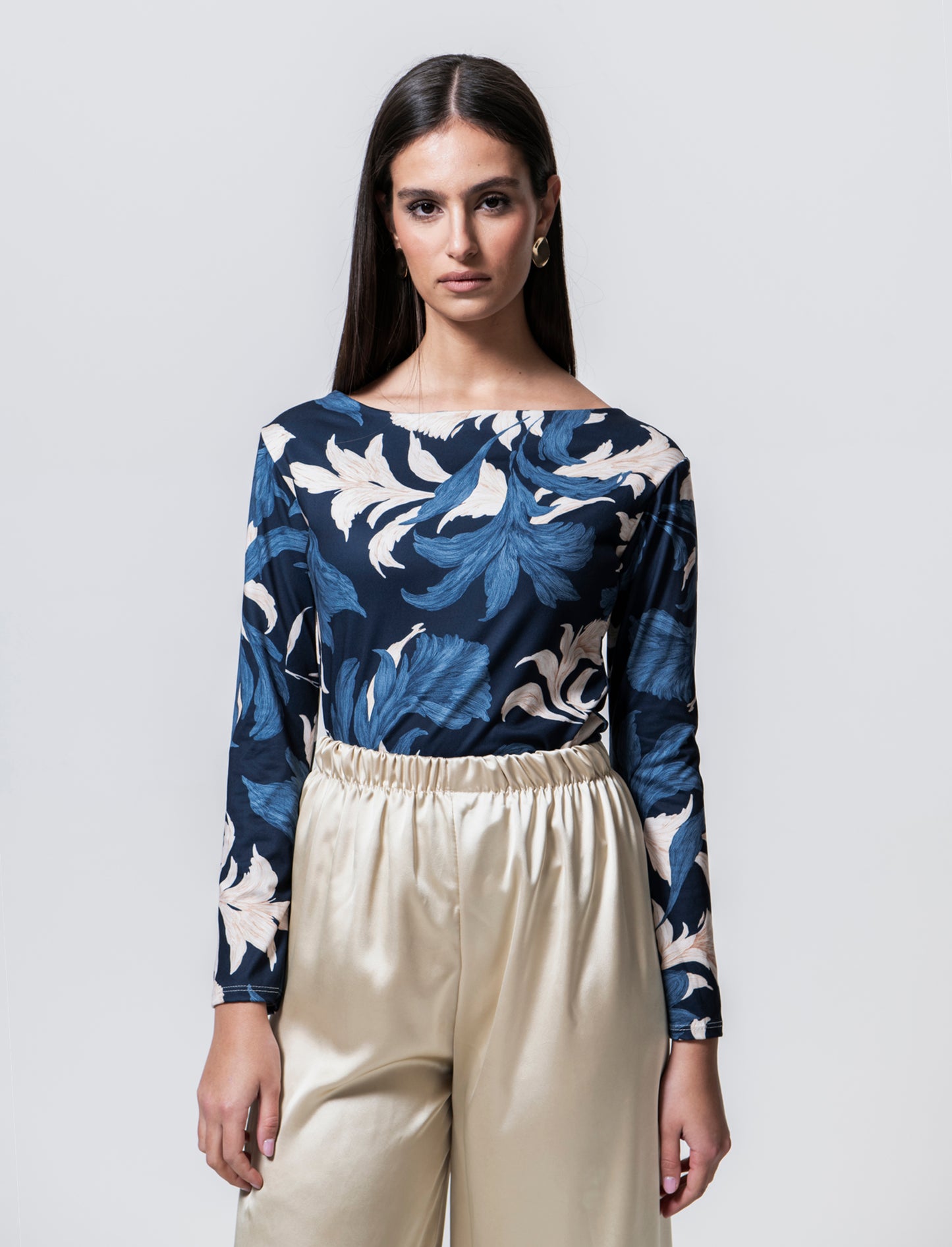 T-SHIRT STAMPATA - Blu