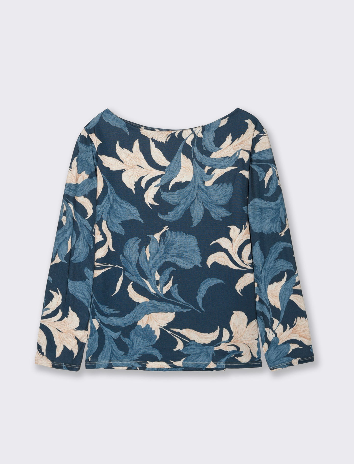 T-SHIRT STAMPATA - Blu