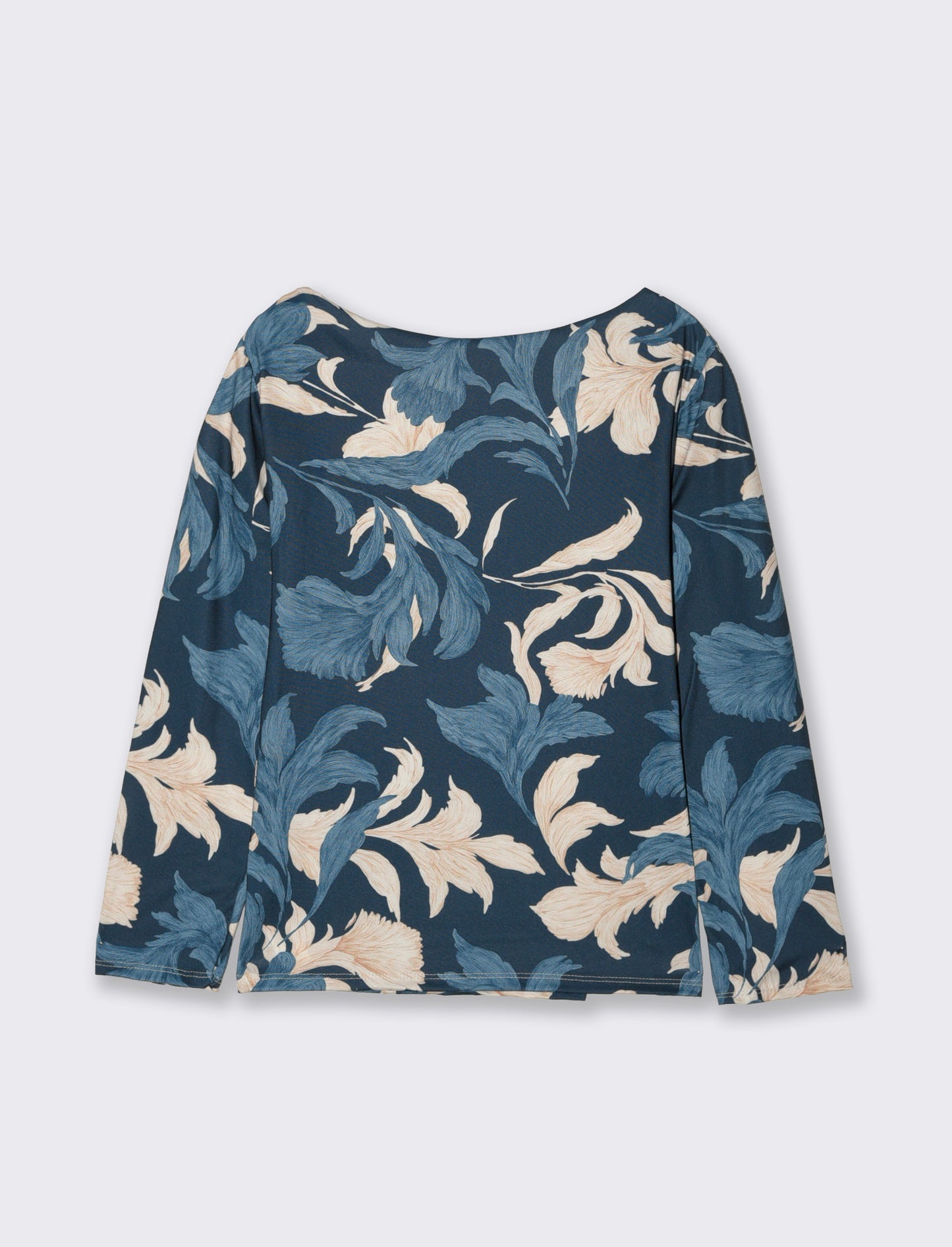 T-SHIRT STAMPATA - Blu