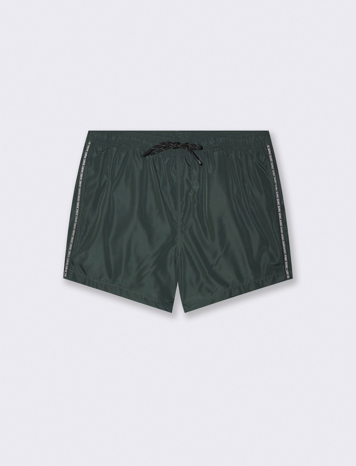 Costume Mare Sportivo con Tasche e Nastrino - Verde petrolio