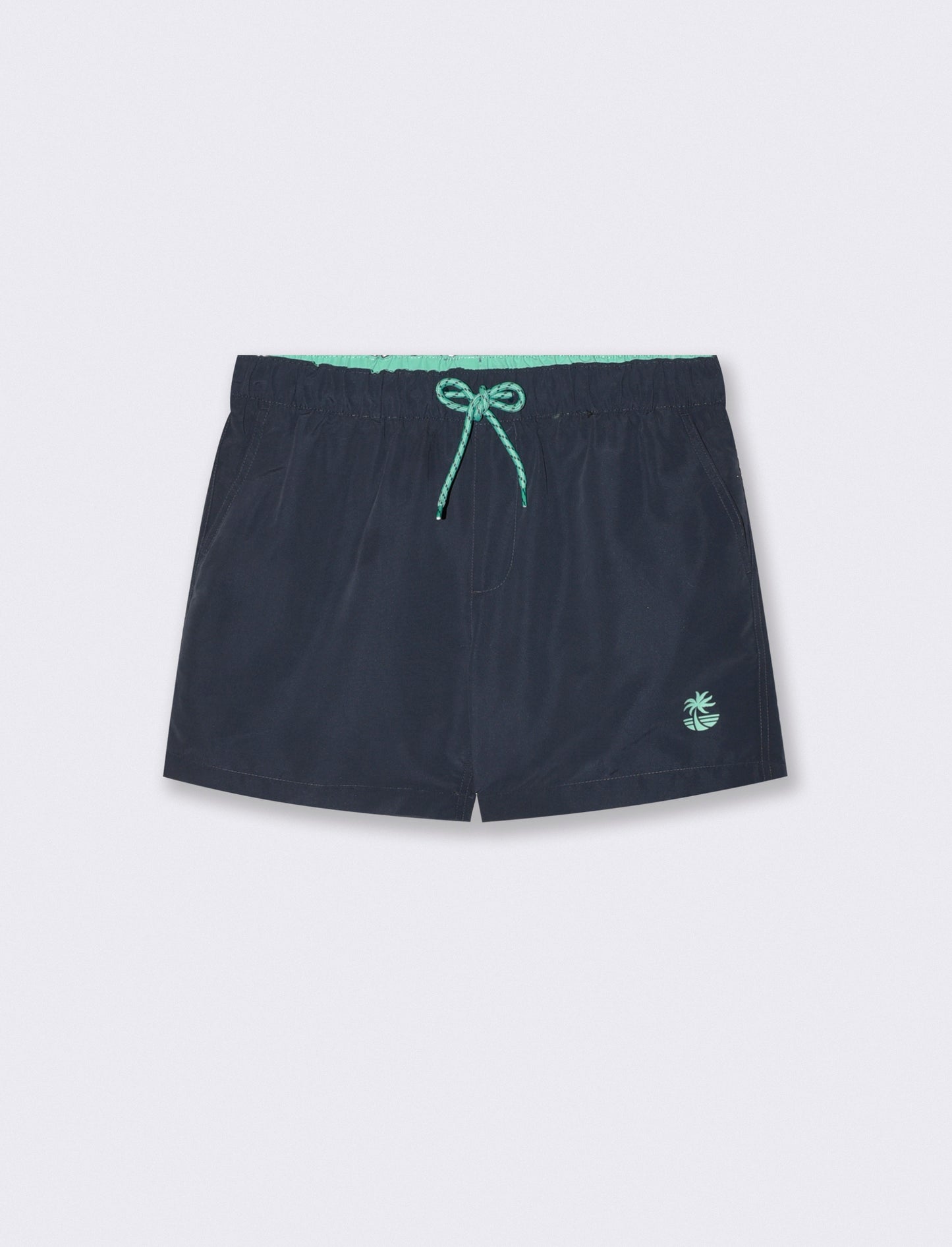 Basic Swimwear with Internal Mesh Lining - Blue