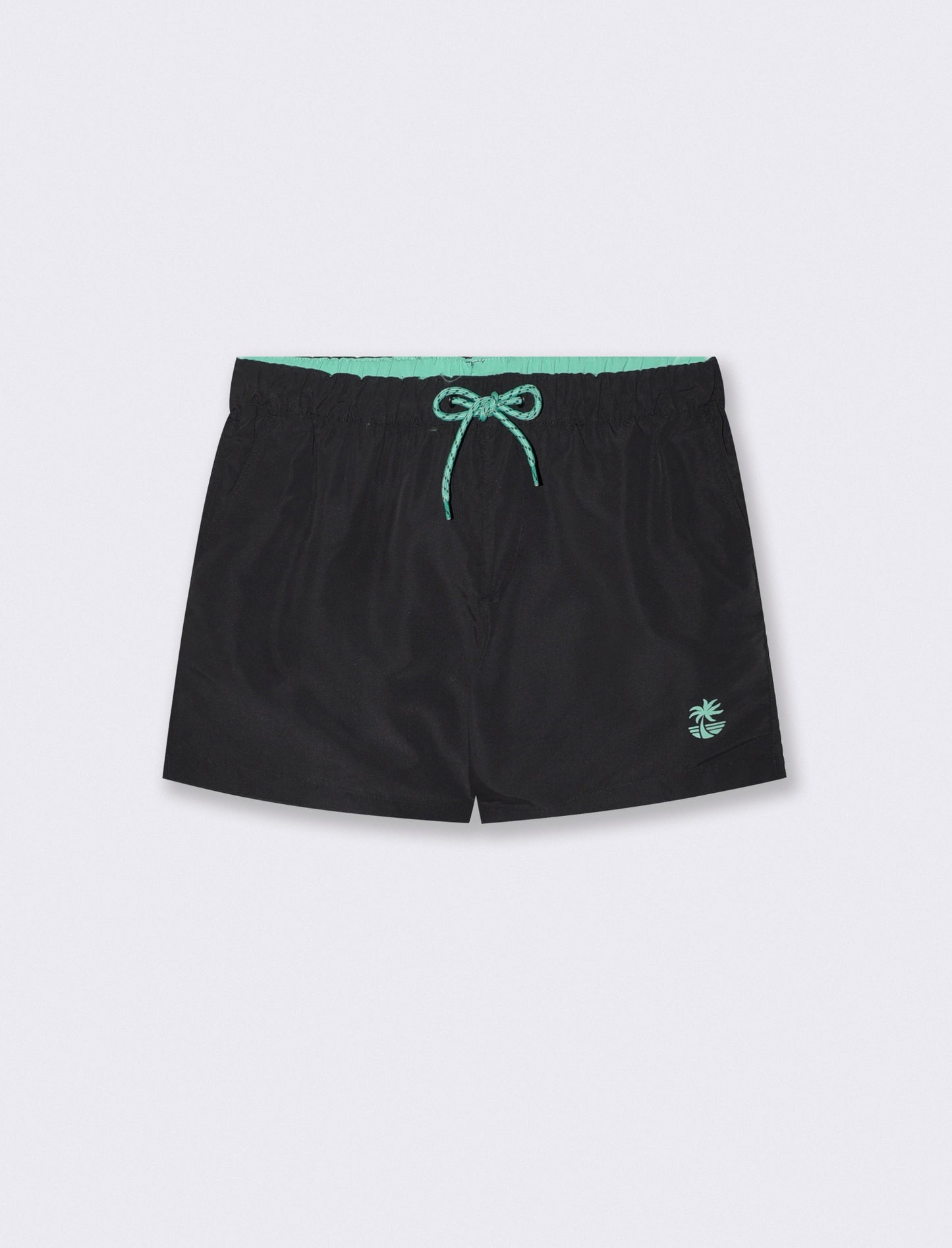 Basic Swimwear with Internal Mesh Lining - Black