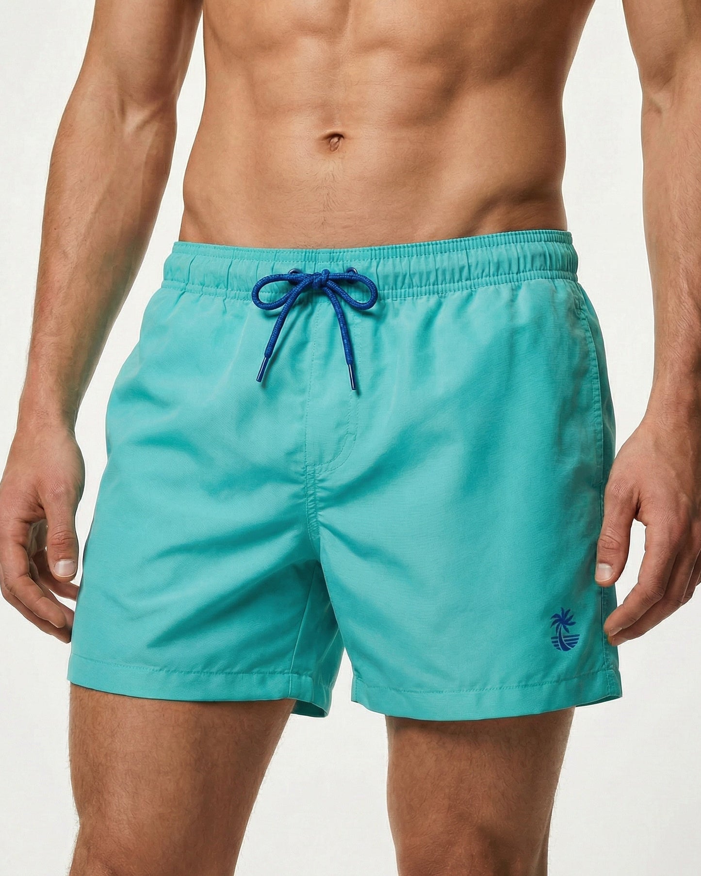 Costume Mare Basic con Fodera Rete Interna - Verde