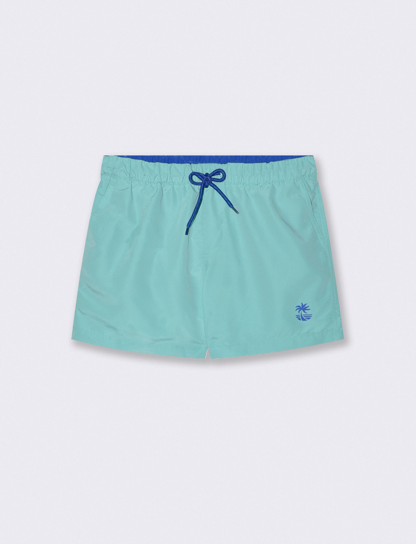 Costume Mare Basic con Fodera Rete Interna - Verde