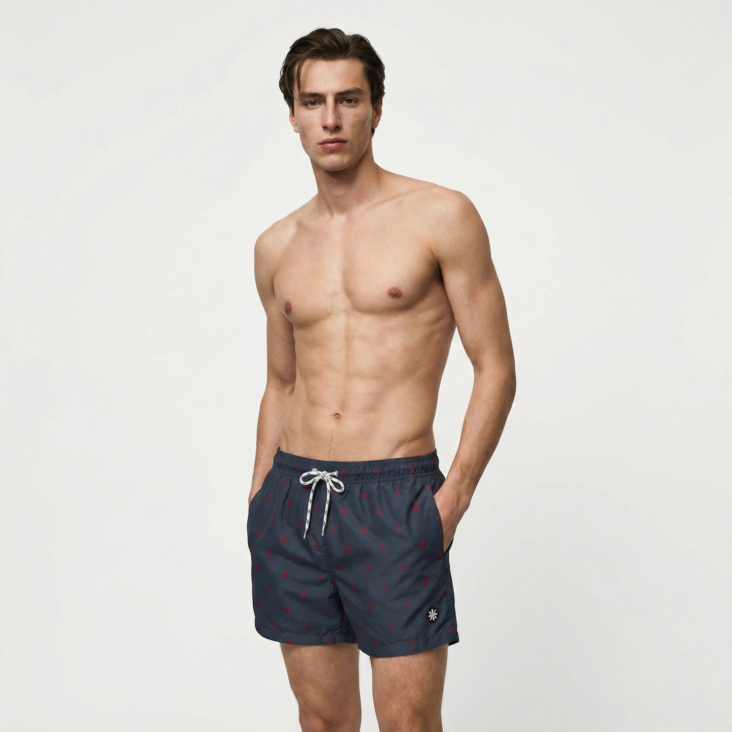 Swimwear with unique details - Blue