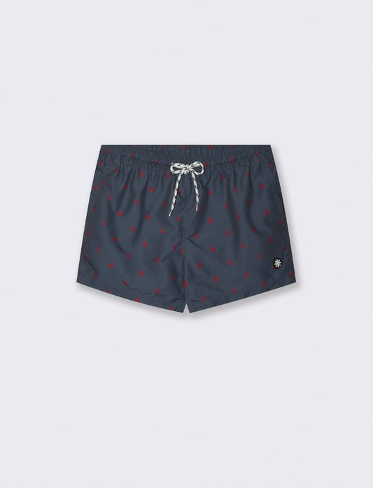 Swimwear with unique details - Blue