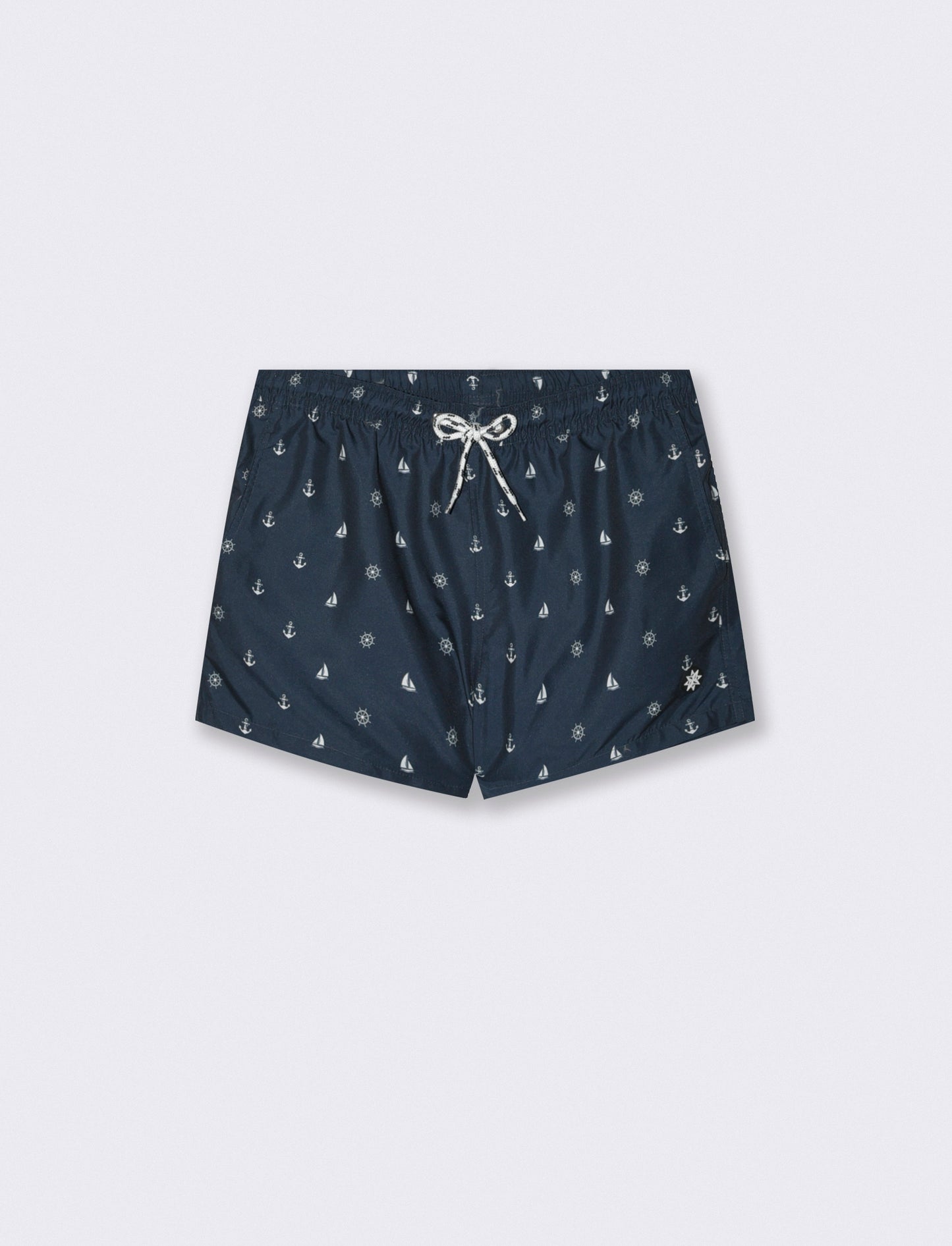 Costume mare fantasia con dettagli unici - Blu