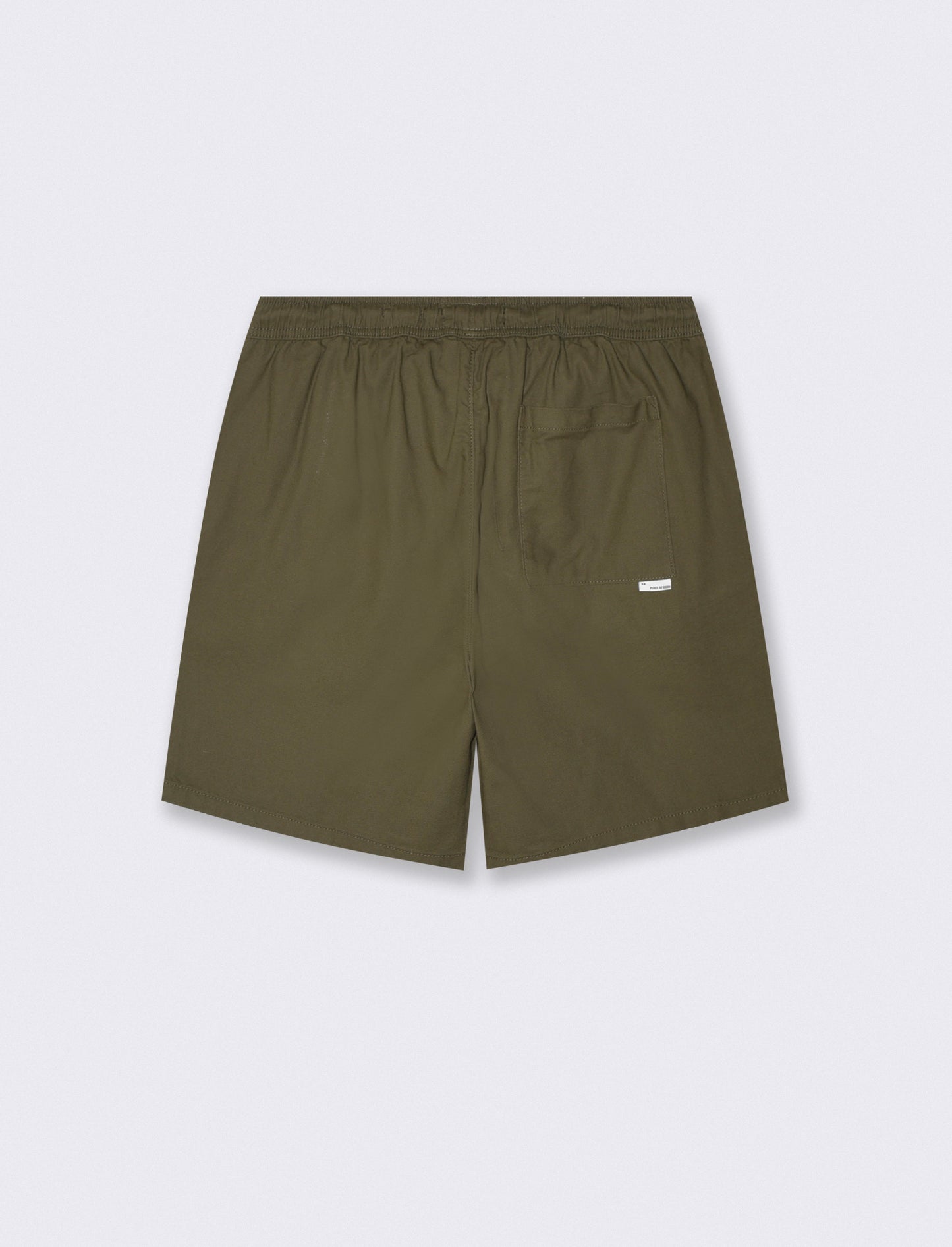Bermuda Jogger in Structured Cotton - Green