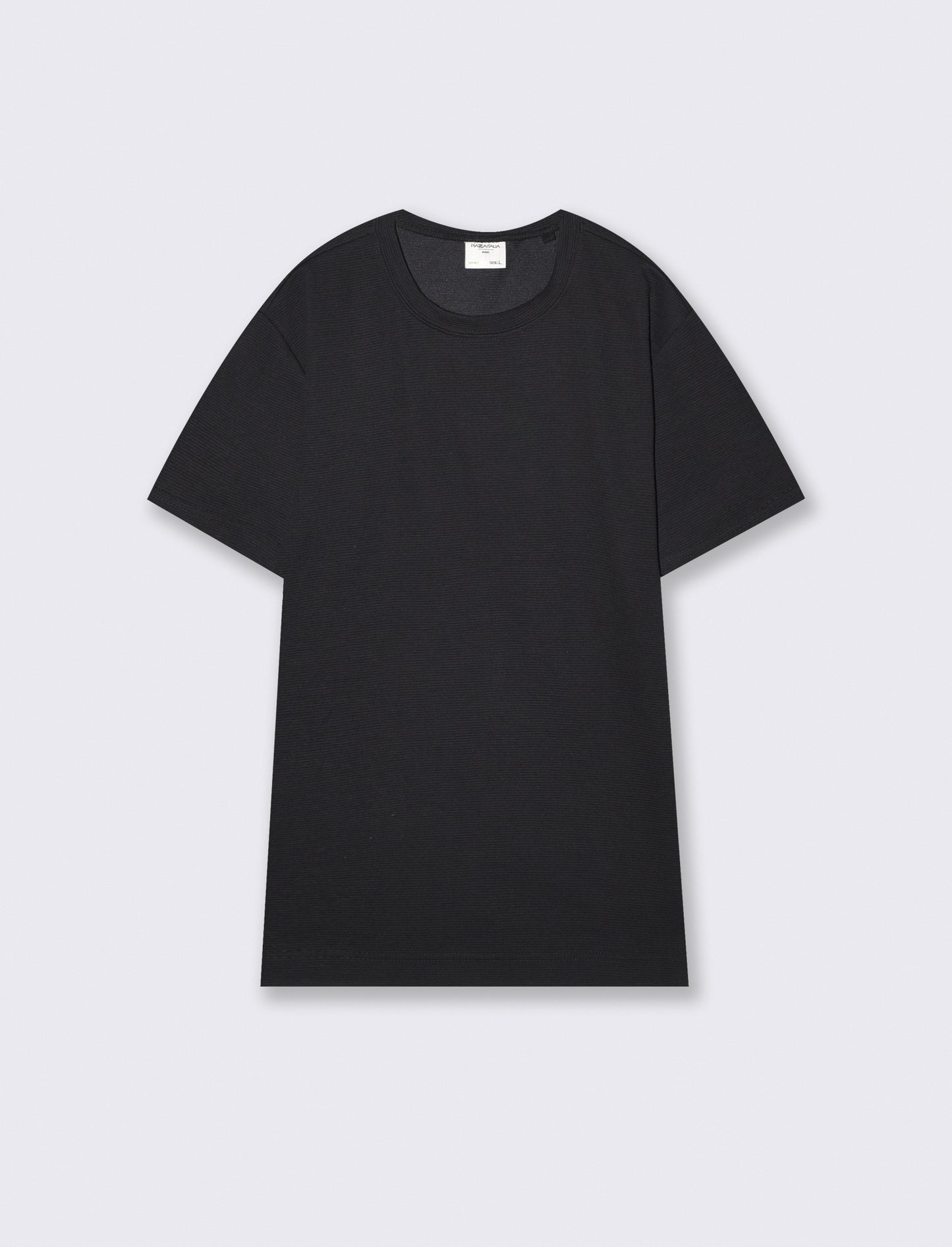T-shirt girocollo effetto slavato ottoman - Nero