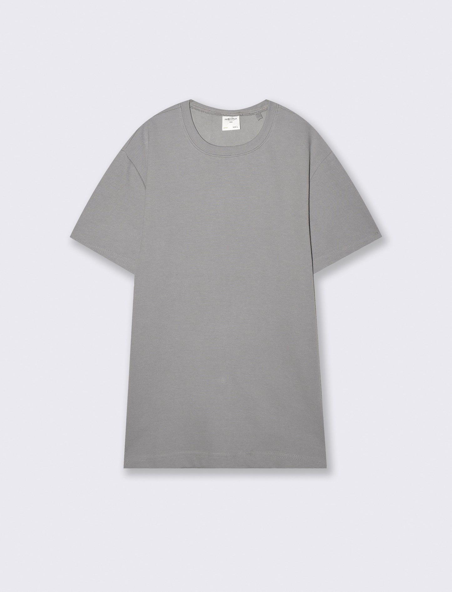 T-shirt girocollo effetto slavato ottoman - Grigio