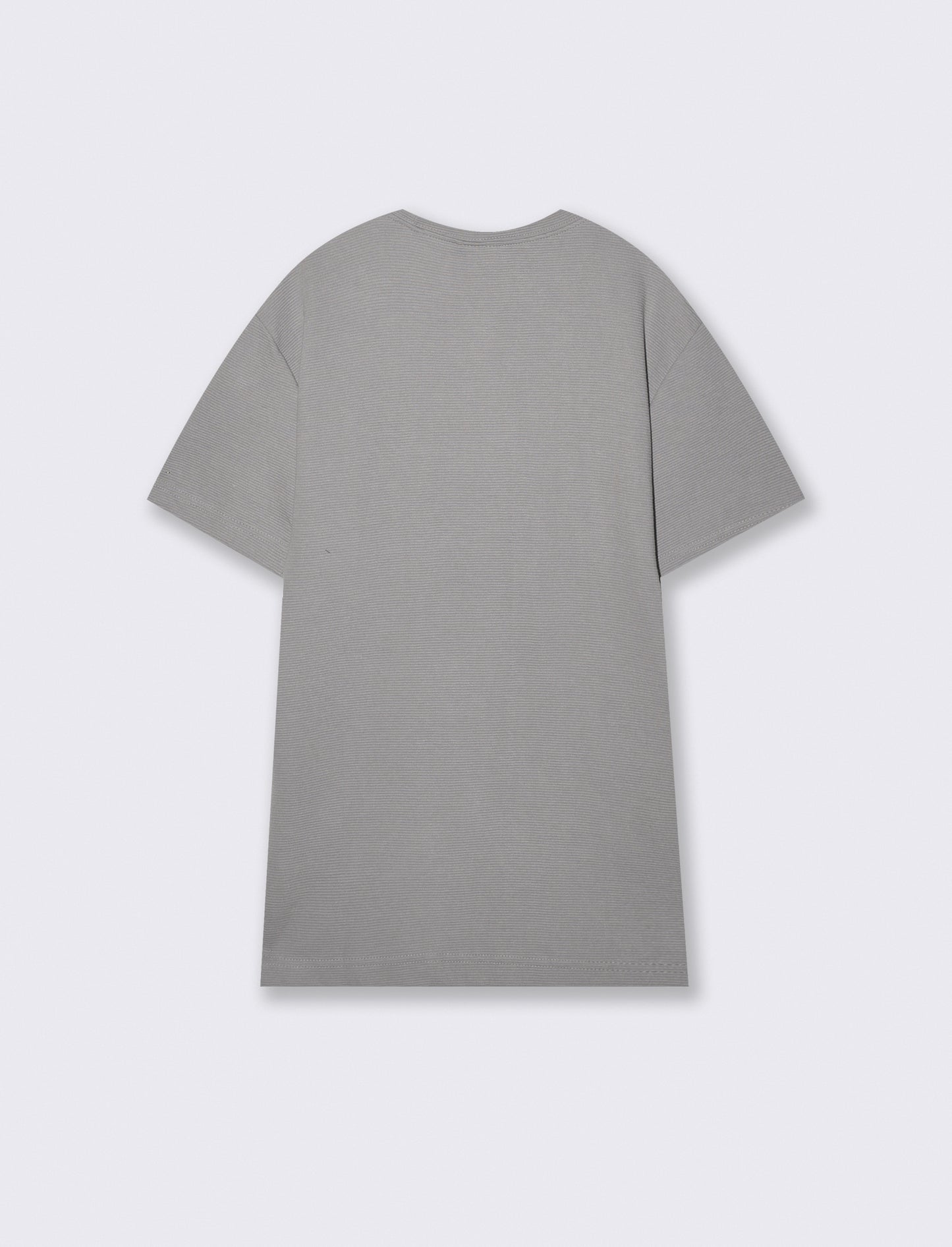T-shirt girocollo effetto slavato ottoman - Grigio