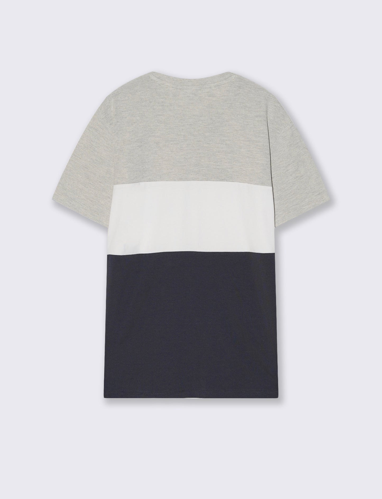 T-shirt a fasce con taschino petto - Avion