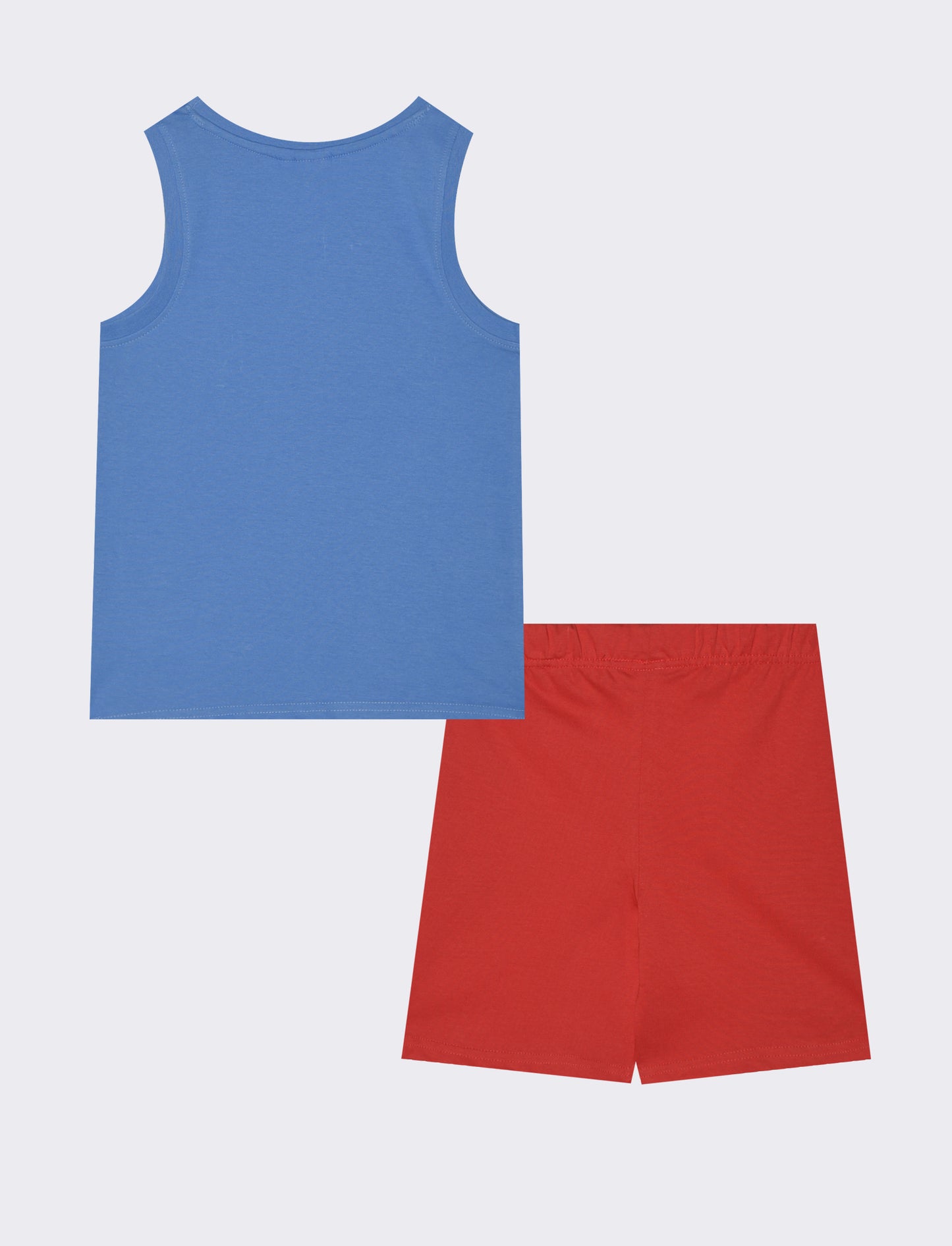 Canotta e short in cotone Spiderman - Blu oceano