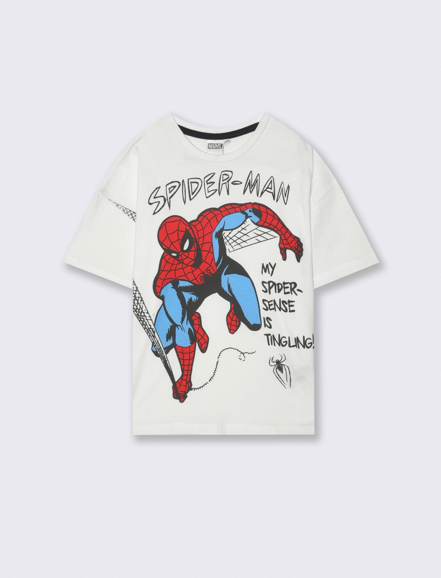 T-shirt cotone con personaggi Marvel - Bianco