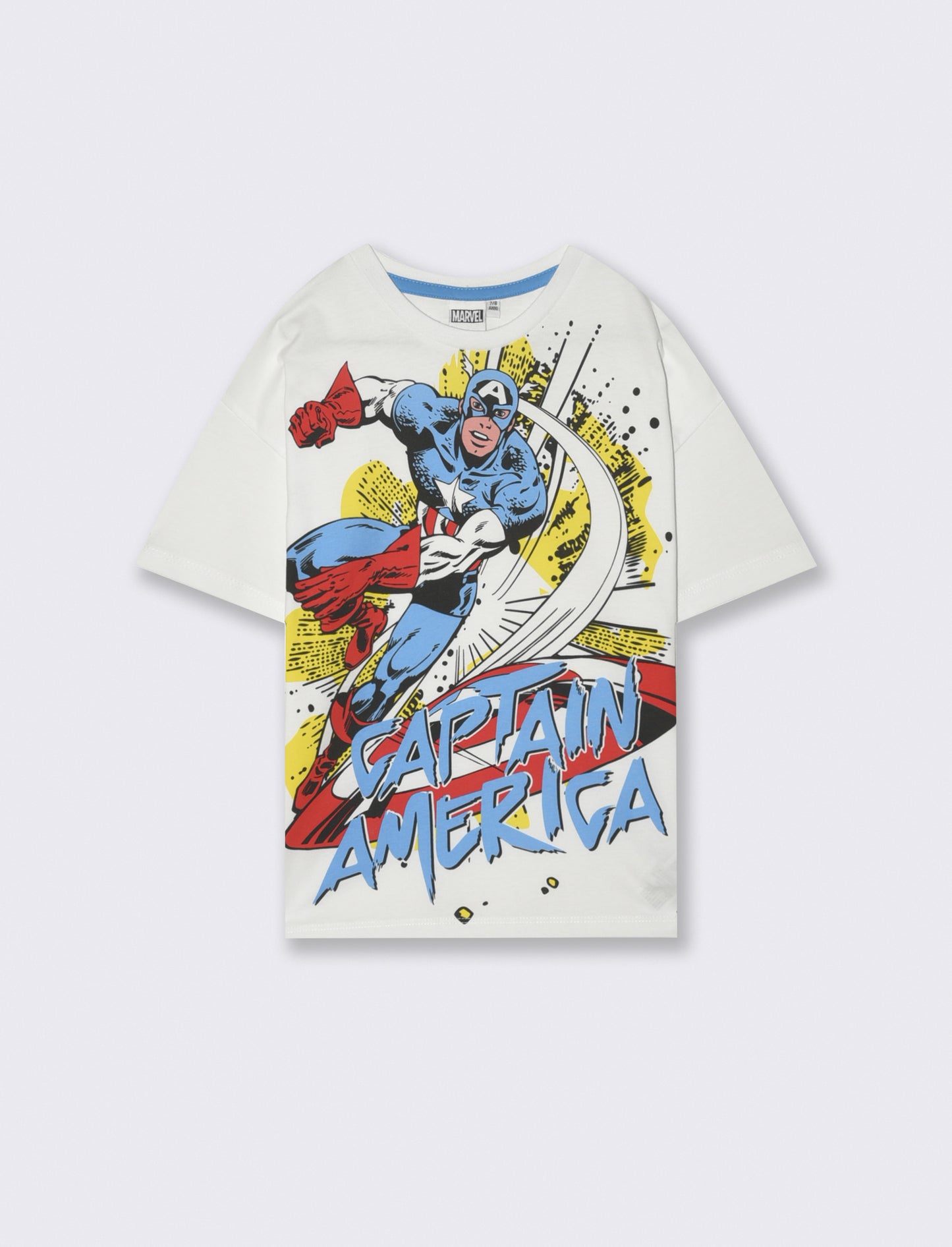 T-shirt cotone con personaggi Marvel - var 1