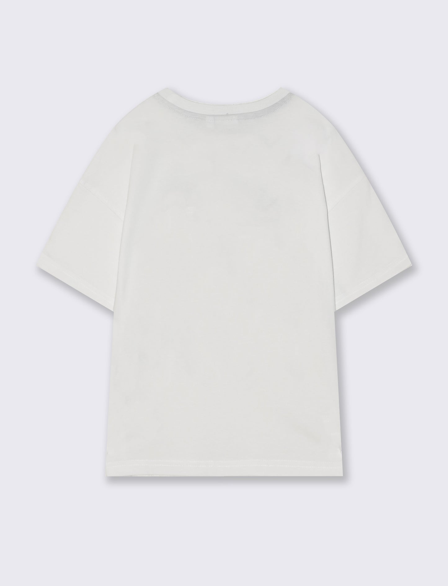 T-shirt con stampa Personaggi - Bianco