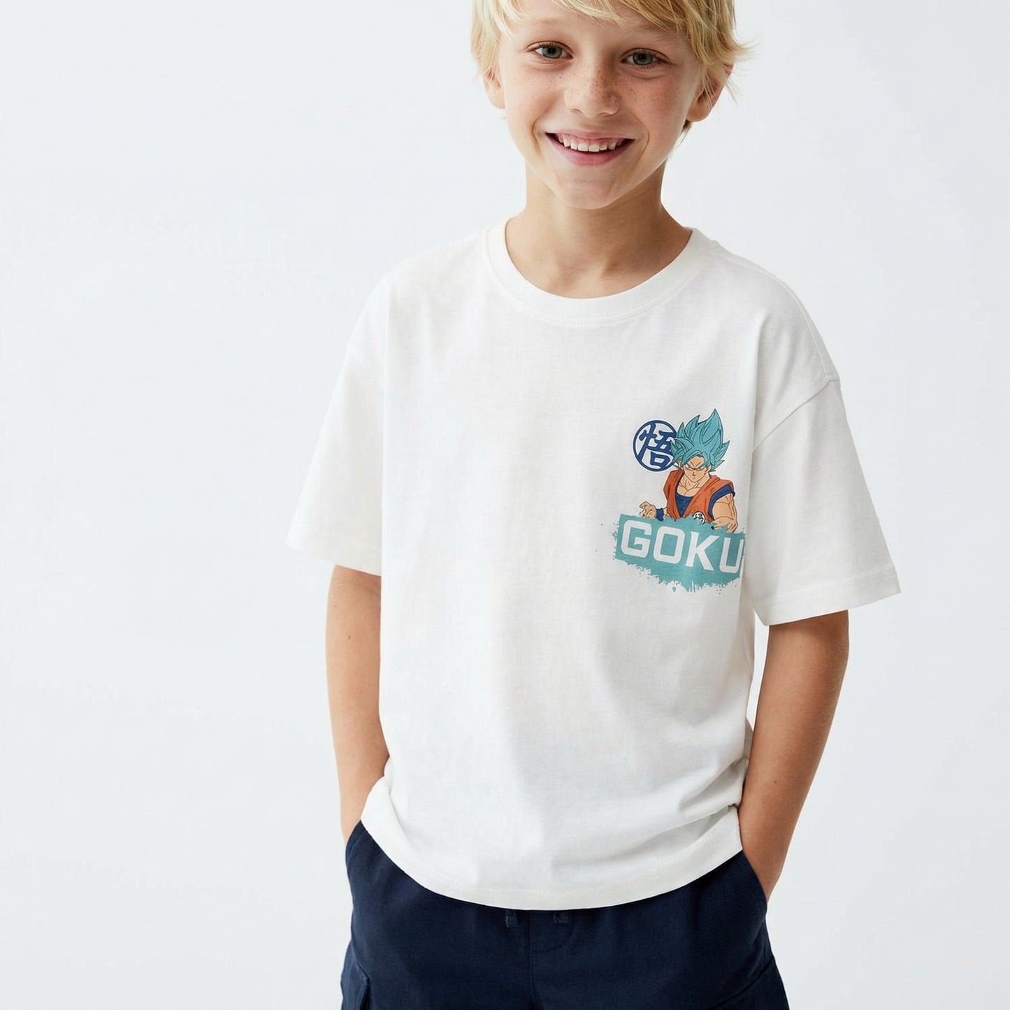 Dragon Ball T-shirt for young Goku fans - White