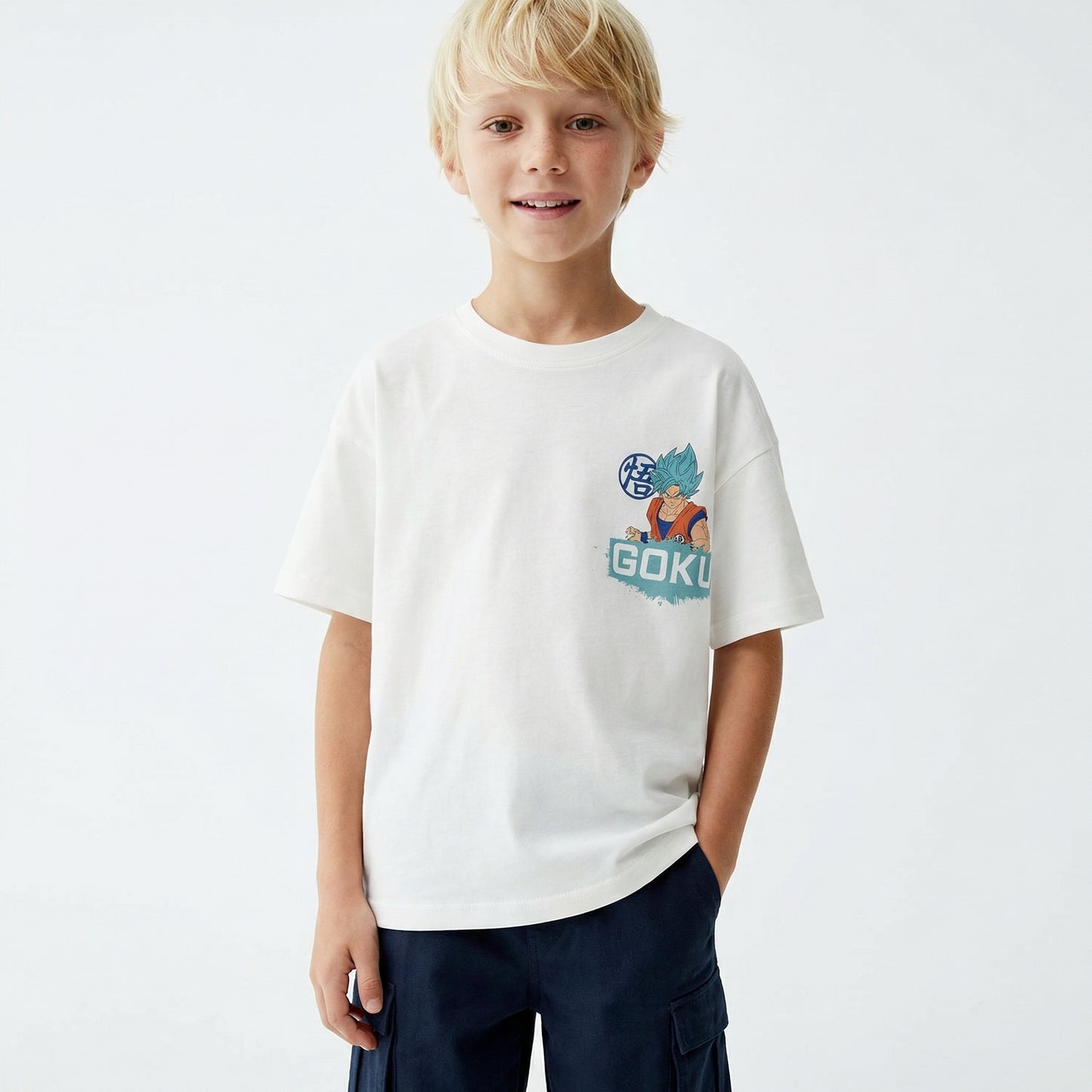 Dragon Ball T-shirt for young Goku fans - White