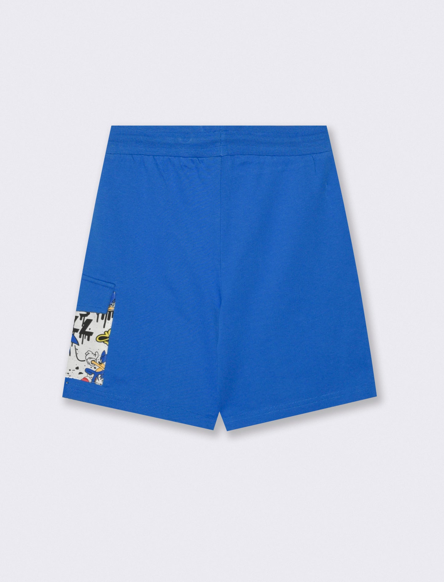 Bermuda Sonic in colored cotton - Blue