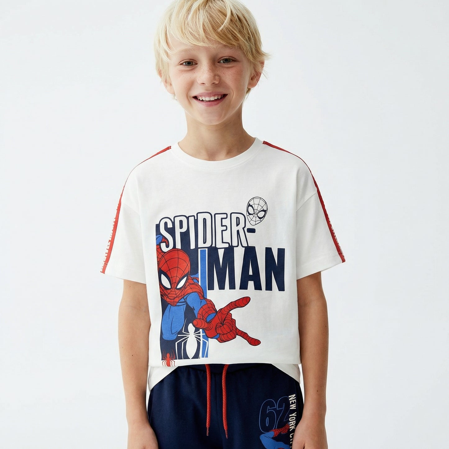T-shirt Spider Man per giovani fan - Bianco