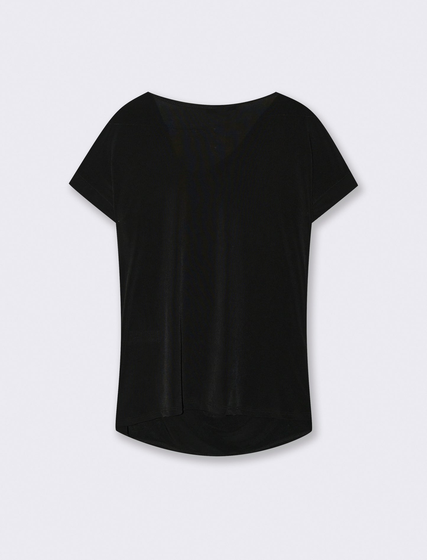 T-SHIRT CON FIBBIA - Nero